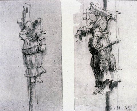 Rembrandt, Elsje Christiaens hanging on the Gibbet; The Metropolitan Museum of Art