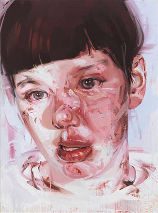 Jenny Saville, Red Stare Head I, 2007-11