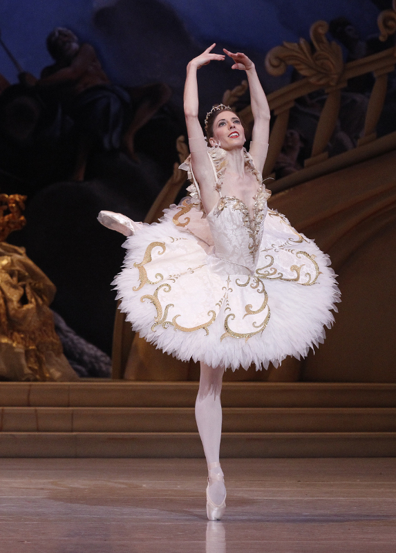 Lana Jones as Aurora in The Australian Ballet's production of 'The Sleeping Beauty'. Photo by Jeff Busby.