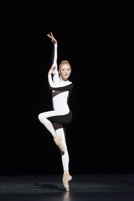 Royal Ballet dancer Sarah Lamb in Wayne McGregor's Tetractys - The Art of Fugue