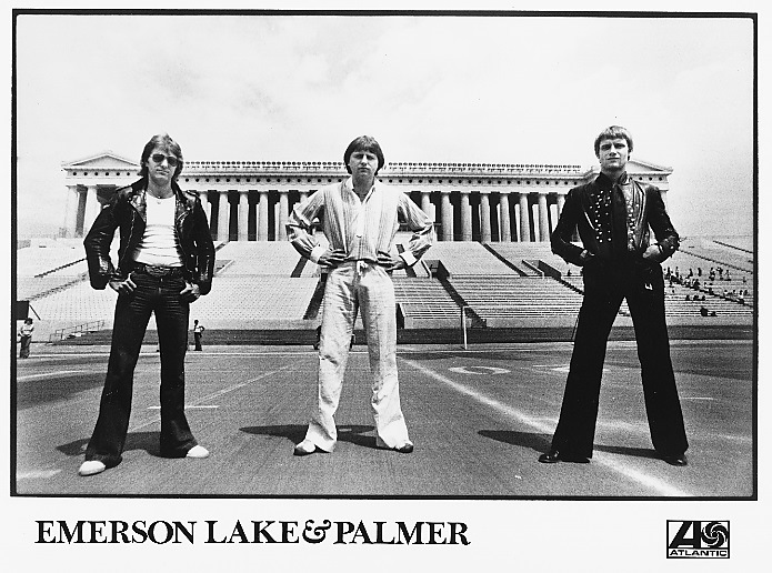 EMERSON, LAKE AND PALMER WORKS PR PHOTO