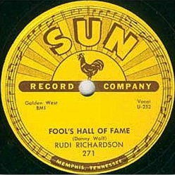 Rudi Richardson Fools Hall of Fame