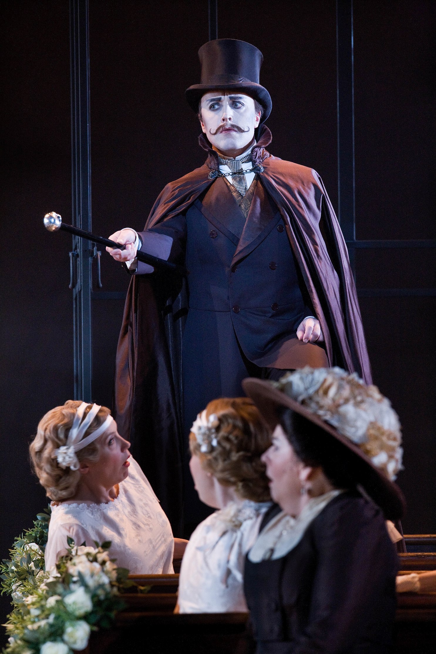 Richard Burkhard as Sir Despard Murgatroyd in Opera North's Ruddigore