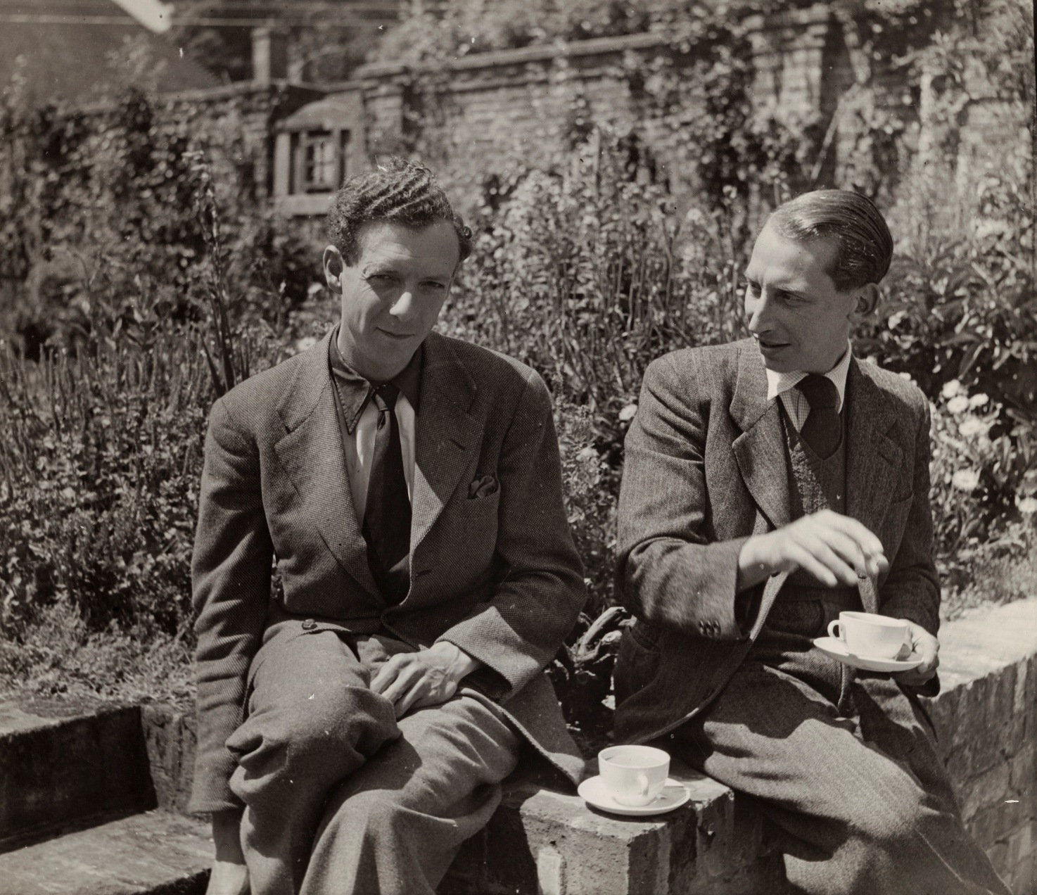 Britten and Crozier at Glyndebourne, c National Portrait Gallery