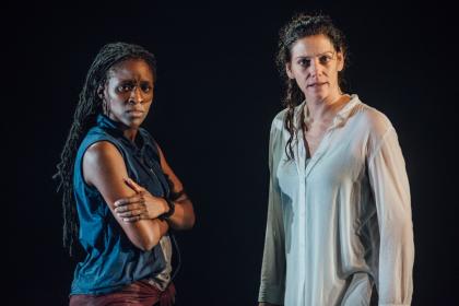 Immense concentration: Sharon Duncan-Brewster and Neve McIntosh in Zinnie Harris's heartbreaking 'Meet Me at Dawn'