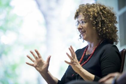 Annabel Arden in conversation at Newnham College