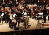Virtuoso technique: Colin Currie plays percussion with Kahchun Wong and the Hallé