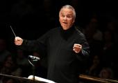 Utterly splendid: Sir Mark Elder conducts the Hallé