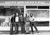 Pub rockers? Us? Brinsley Schwarz outside Northwood’s Reindeer pub, c. late 1971/early 1972