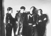 Joy Division, seen on the sleeve of the ‘Ideal For Living’ EP, released in June 1978 but recorded in December 1977 as they were changing their name from Warsaw