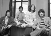 The Kinks in April 1969, with new bassist John Dalton second from left