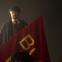 Rousing speeches to empty rooms: Nick Asbury as Lenin
