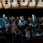Estonian Festival Orchestra leader Florian Donderer and players, accordionist Ksenija Sidorova and conductor Paavo Jarvi in Jurmala