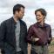 Murder most murky: Emma Banville (Helen McCrory) and Dominic Truelove (Jonathan Forbes)