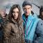 Off-piste: Sarah-Sofie Boussnina and Filip Berg lead the cast of 'Black Lake'
