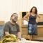 Daniel Ryan and Samantha Spiro in rehearsal for 'The House They Grew Up In'