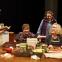 Kitchen cabinet: Hannah (Lynn Hawley), Joyce (Amy Warren), Mary (Maryann Plunkett) and Karin (Meg Gibson) confer