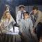 Family misfortunes: Adrian Mole (Benjamin Lewis), his parents (Kelly Price and Dean Chisnall), Pandora (Asha Banks) and Nigel (Amir Wilson)