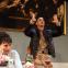 Guess who's coming to dinner: Alexandra Gilbreath and Stephen Hagan in 'Dessert'