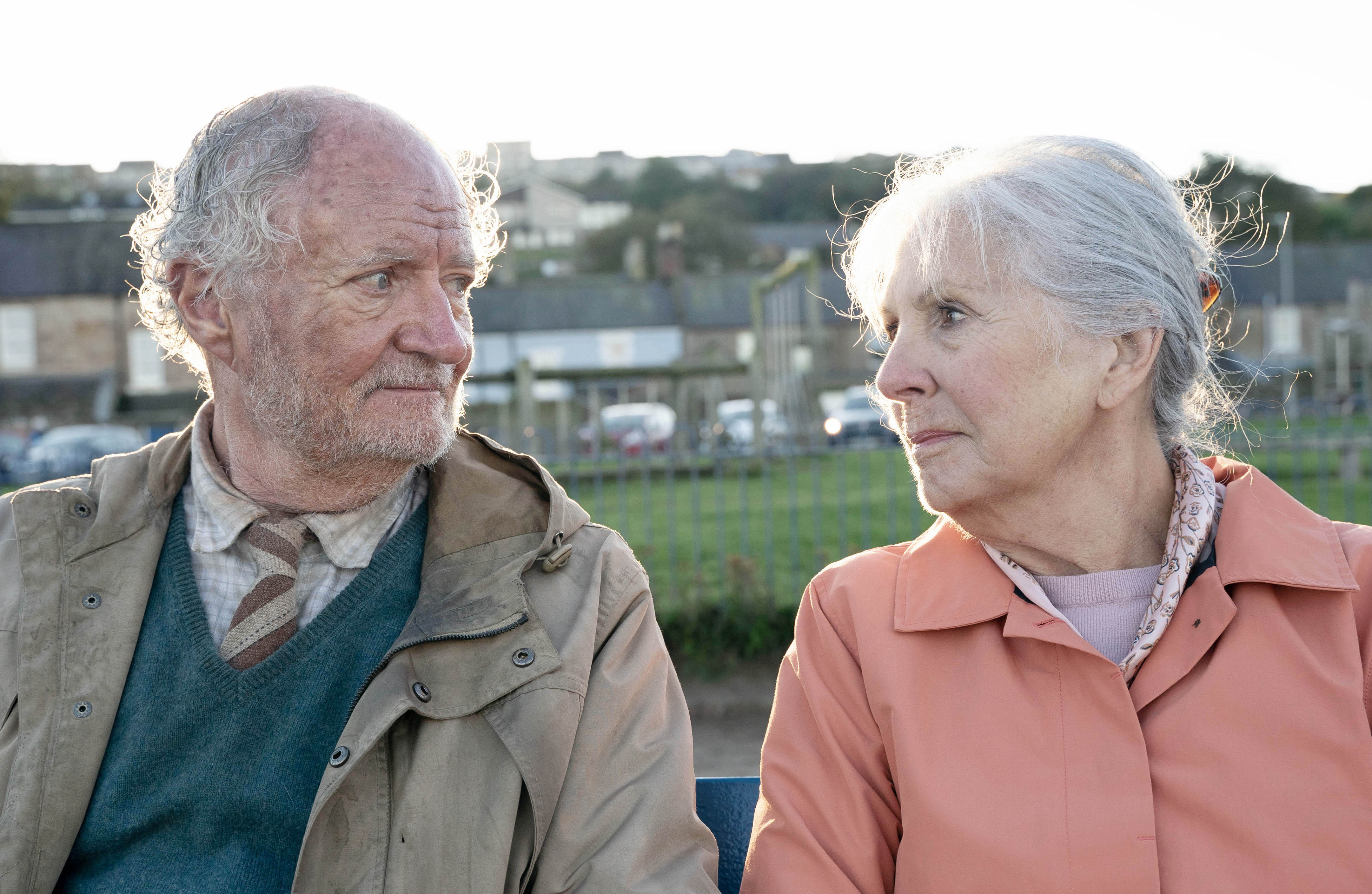 Jim Broadbent and Penelope Wilton as Harold Fry and Maureen
