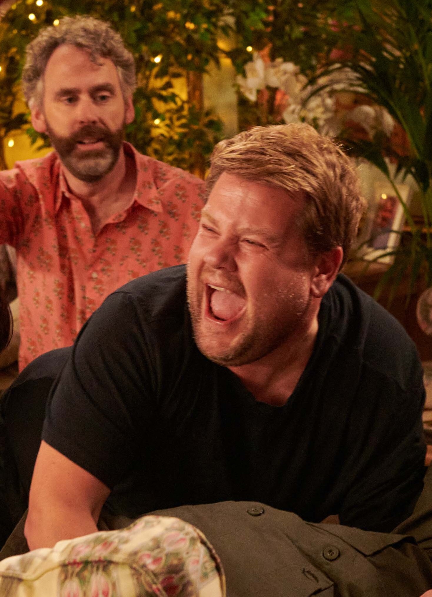 Robert Wilfort and James Corden in Gavin and Stacey: The Finale