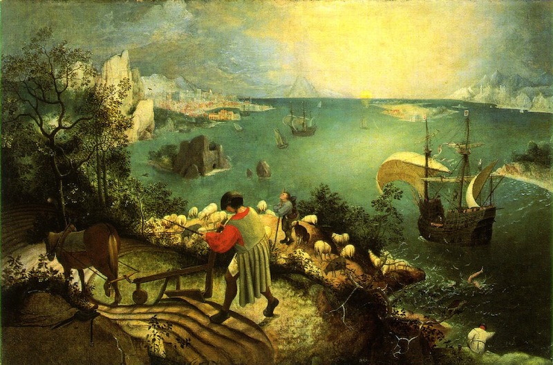 Pieter Bruegel the Elder, The Fall of Icarus, 1560s