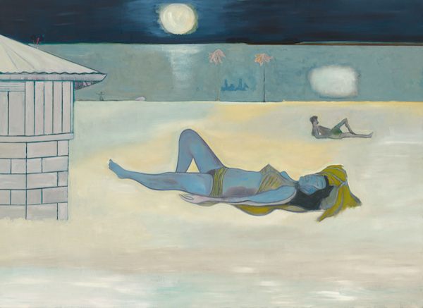 Night Bathers, 2019 © Peter Doig. All Rights Reserved, DACS 2019. Courtesy Michael Werner Gallery, New York and London.