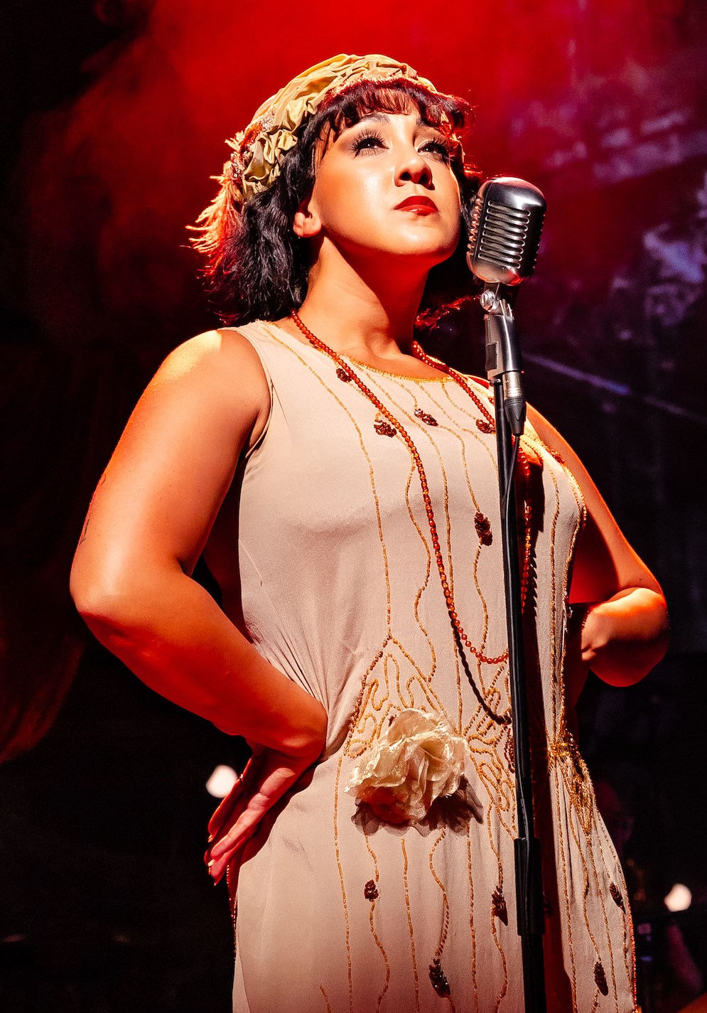 Danielle Steers as Bessie Smith in A Night with Janis Joplin