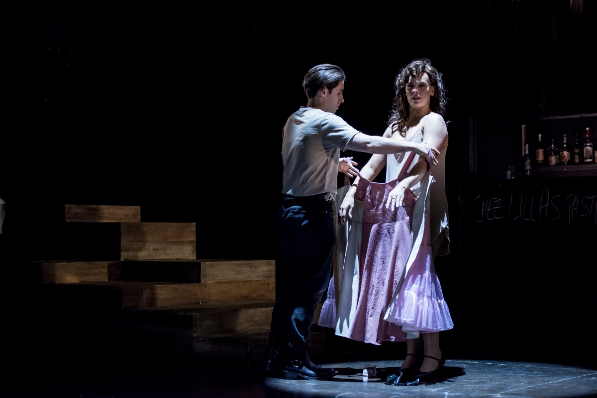 Niamh O’Sullivan as Carmen, Elgan Llŷr Thomas as Don José in La Tragedie de Carmen at Buxton International Festival cr Genevieve Girling