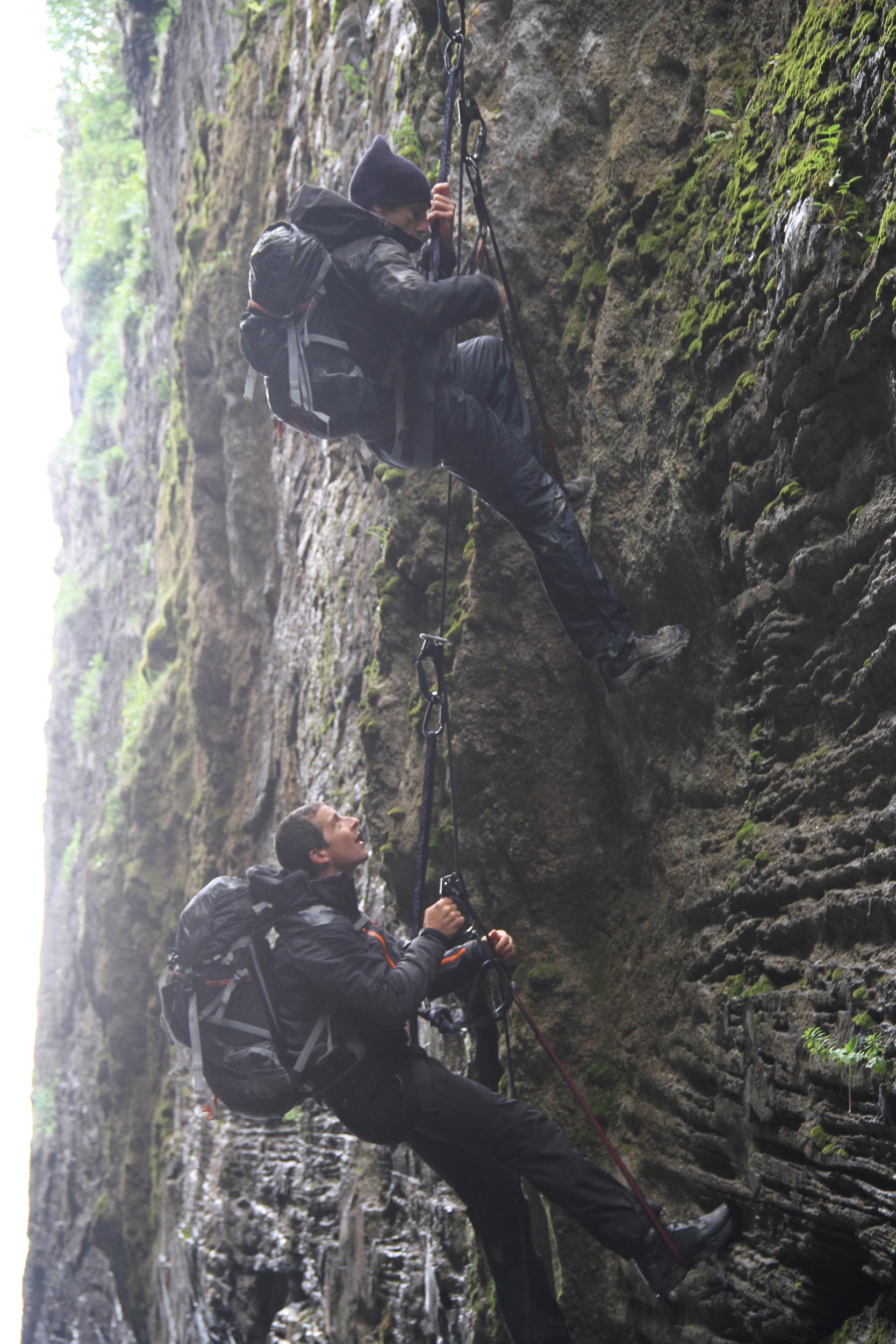 Ben Stiller and Bear Grylls