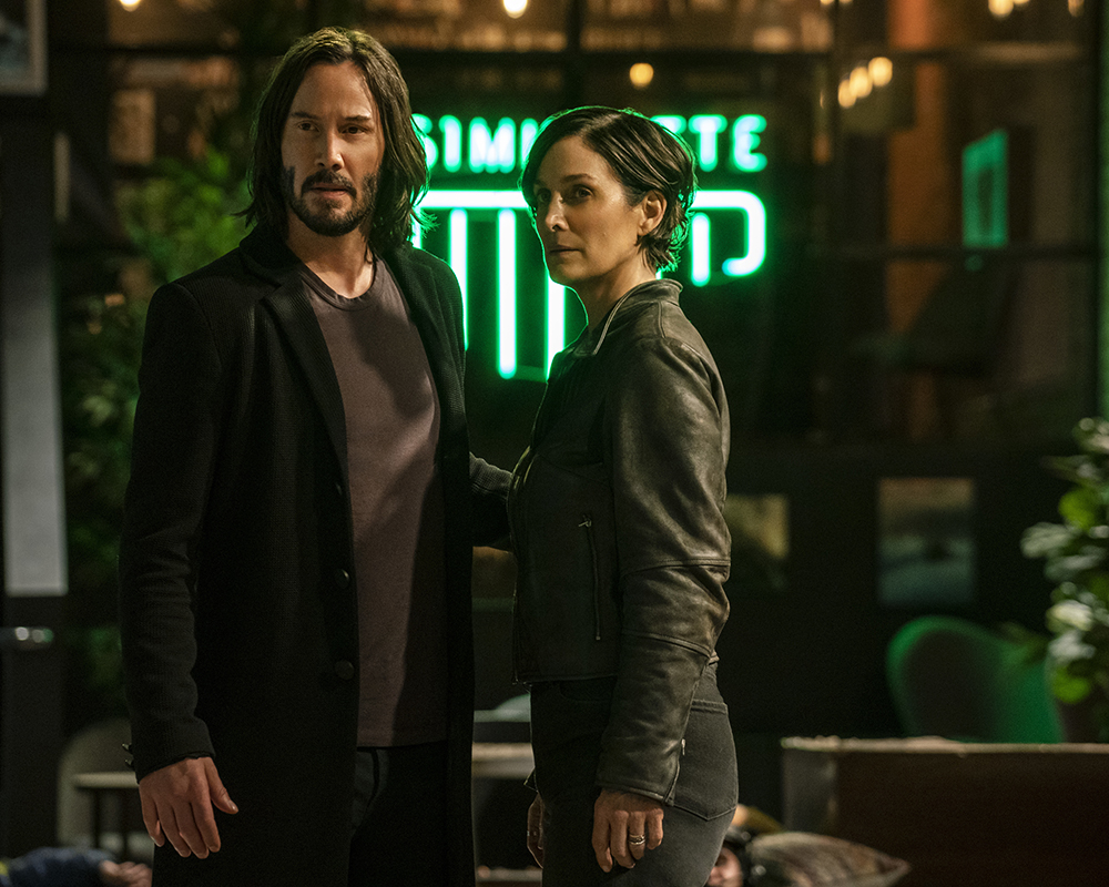 Keanu Reeves and Cary-Ann Moss return