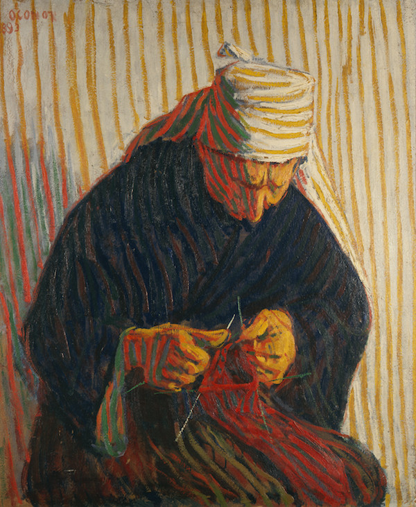 Roderic O'Conor, Breton Peasant Woman Knitting, Private  Collection, Image © Browse & Darby