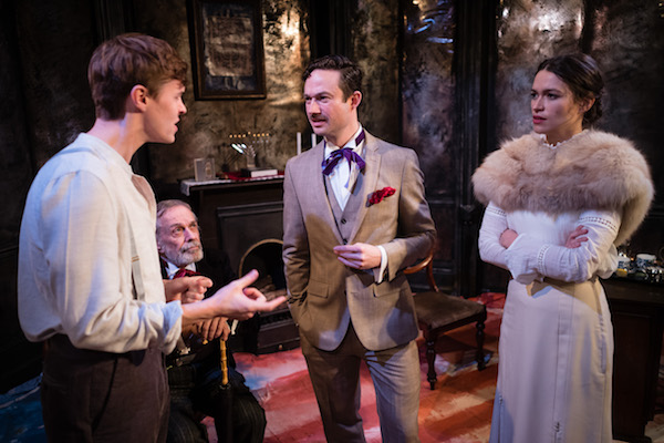 Steffan Cennydd as David, Hayward B Morse as Herr Pappelmeister, Alexander Gatehouse as Davenport and Whoopie van Raam as Vera by Christopher Tribble