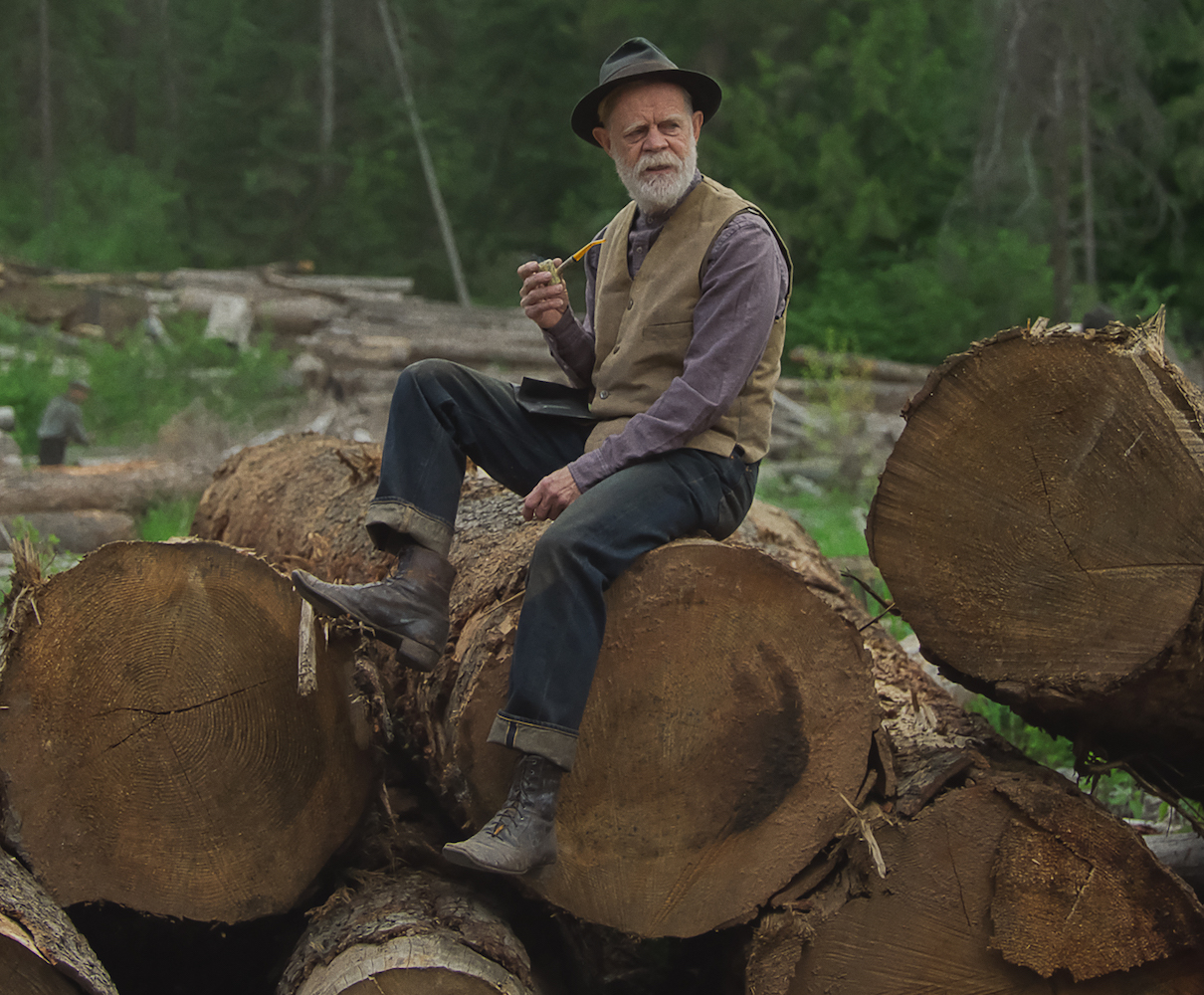 William H Macy as Arn in Train Dreams