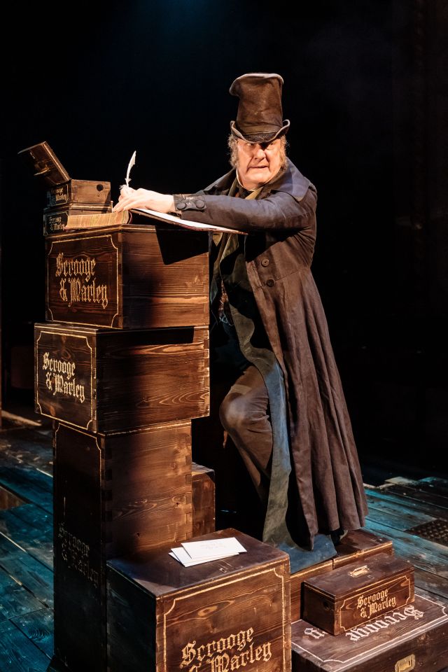 Stephen Tompkinson as Scrooge in 'A Christmas Carol'