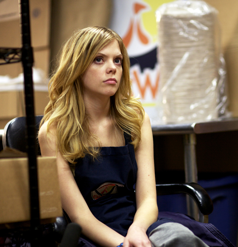 Becky (Dreama Walker) in Compliance