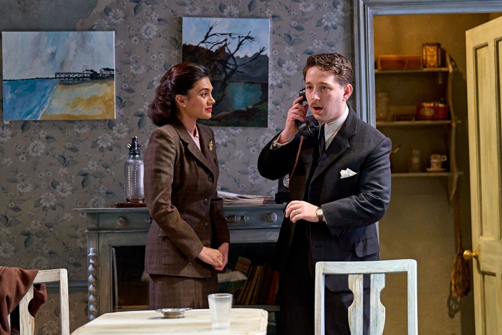 Preston Nyman (right), son of Andy Nyman, in 'The Deep Blue Sea'