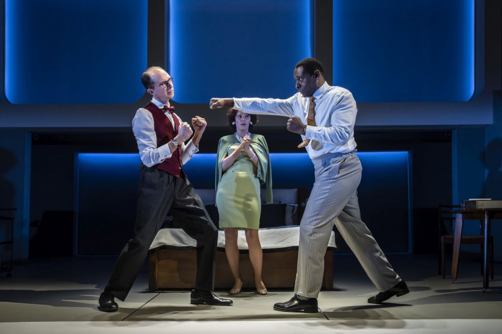 David Harewood (right) as William F Buckley in 'Best of Enemies'