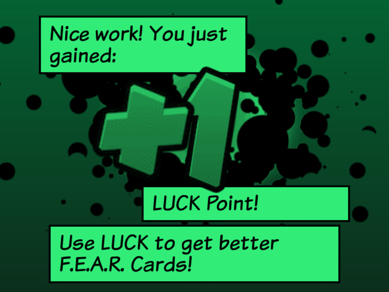 Luck points help you gain rarer collectibles