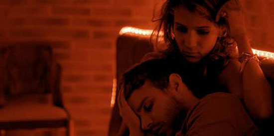 Simon (Brady Corbet) and Victoria (Mati Diop) in Simon Killer