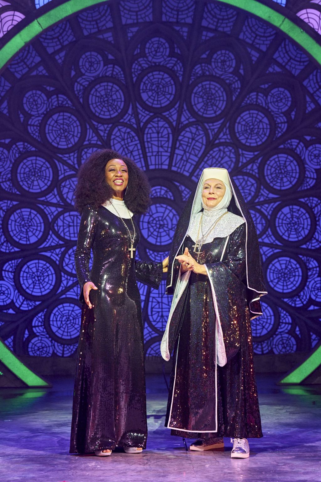 Beverley Knight and Jennifer Saunders in 'Sister Act'