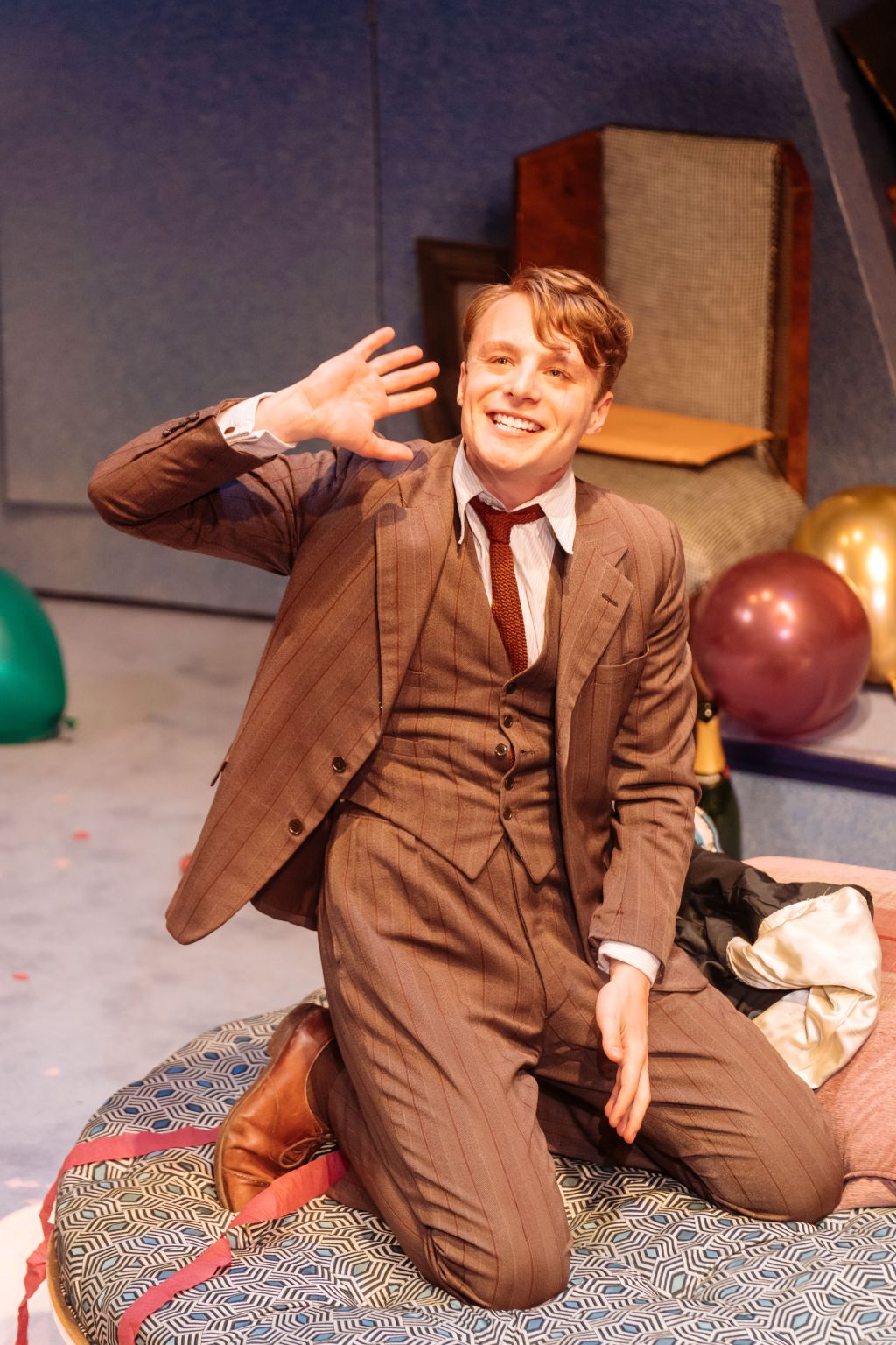 Luke Thallon as Roland Maule in 'Present Laughter'