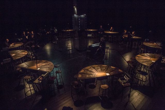 Nick Mattan's design for (LIES) at the Almeida