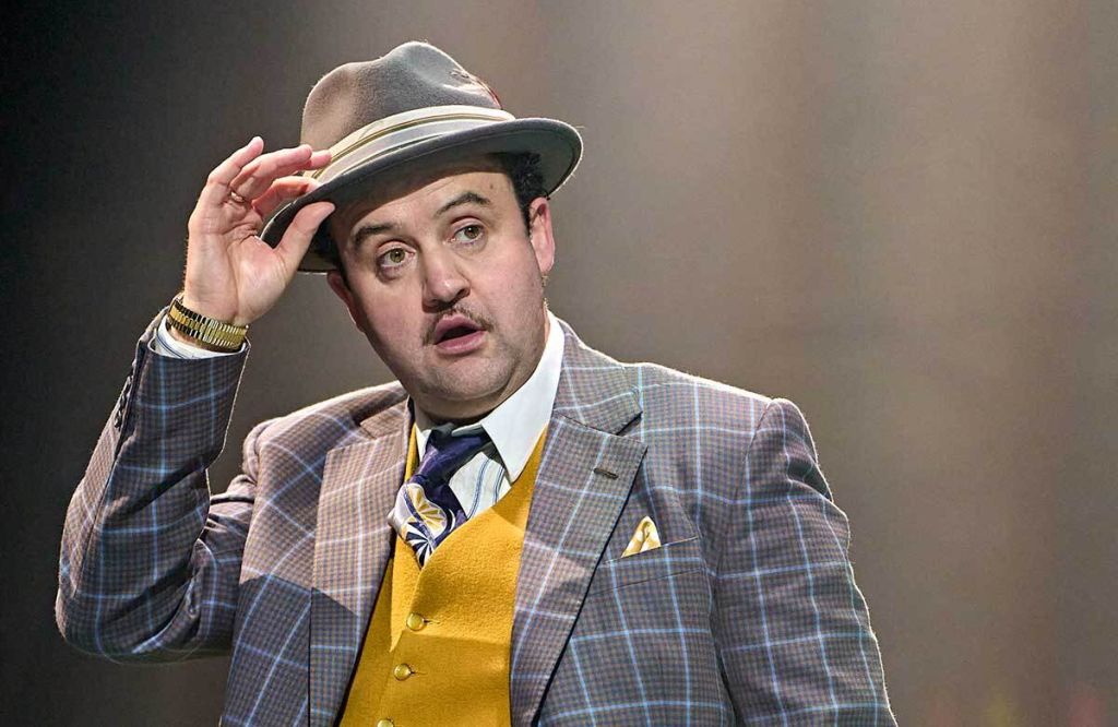 Daniel Mays as Nathan Detroit in 'Guys and Dolls'