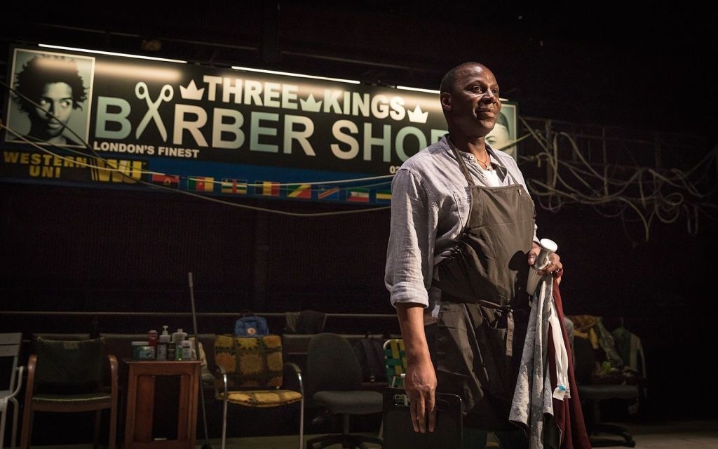 Cyril Nri in 'Barber Shop Chronicles' 