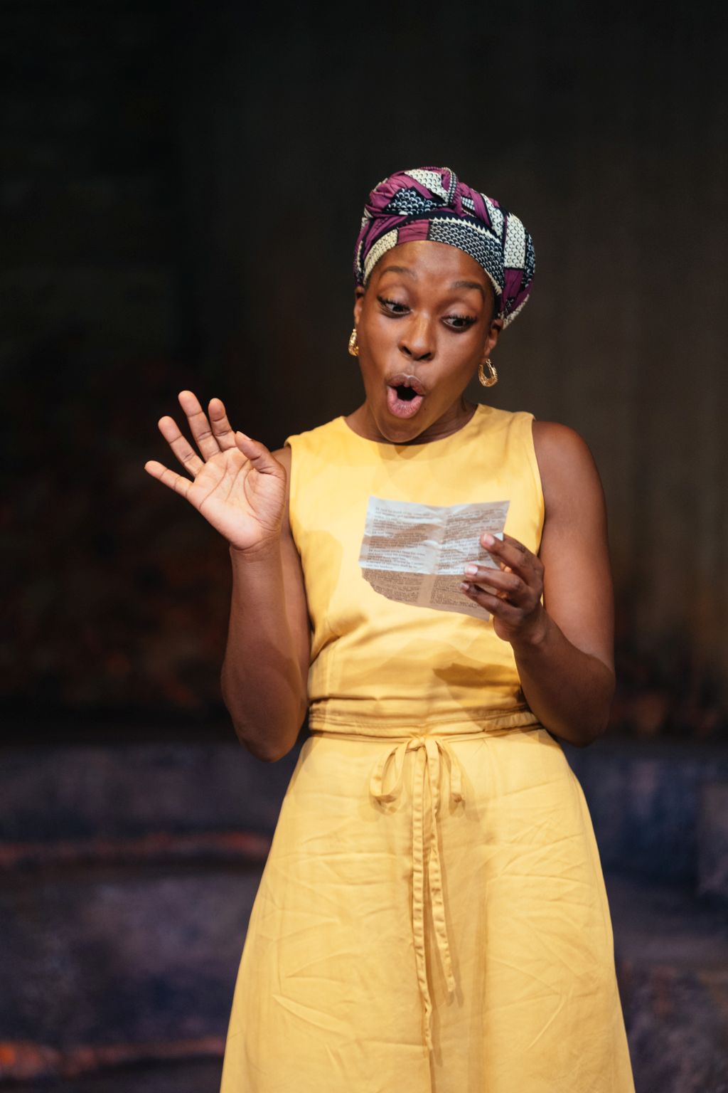 Ronke Adekoluejo as Her in 'Lava' at the Bush