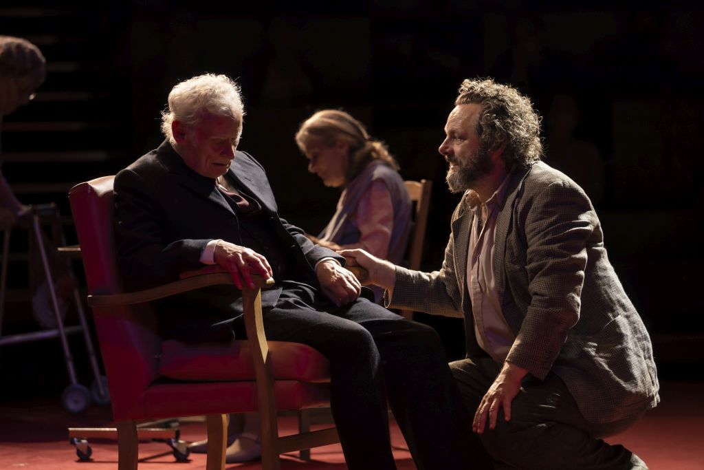 Karl Johnson and Michael Sheen in 'Under Milk Wood'