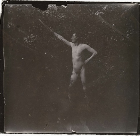 Self-Portrait Naked in the Garden at Asgardstrand, 1904