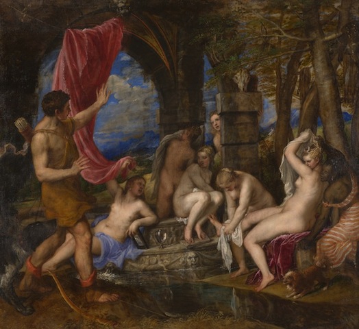 Titian, Diana and Actaeon, 1556-59, National Gallery, London