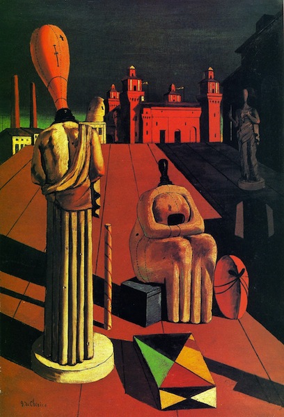 Giorgio de Chirico, The Disquieting Muses, 1918, Private collection